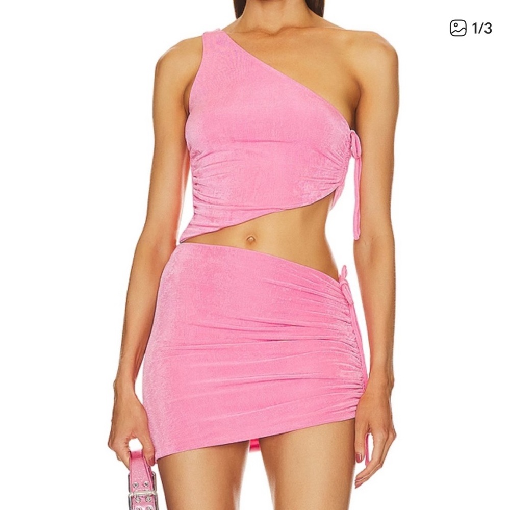 Pink super down set